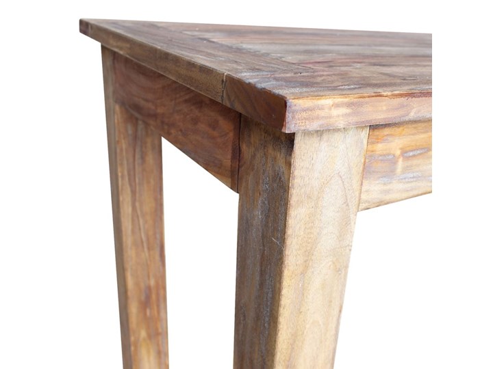vidaXL Stół do jadalni z litego drewna odzyskanego, 120x60x77 cm Drewno Kształt blatu Prostokątny Pomieszczenie Stoły do jadalni