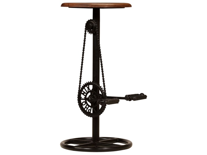 vidaXL Stołki barowe, 2 szt., lite drewno mango Kategoria Krzesła kuchenne Metal Wysokość 76 cm Stal Hoker tradycyjny Pomieszczenie Kuchnia