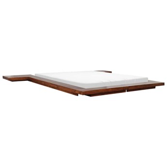 vidaXL Rama łóżka, futon w japońskim stylu, lite drewno, 160 x 200 cm