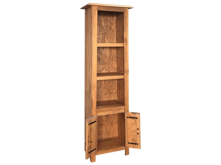 vidaXL Szafka do łazienki, lite drewno sosnowe z odzysku, 48x32x170 cm Stojące Kategoria Szafki stojące Szerokość 48 cm Głębokość 32 cm Kolor Beżowy