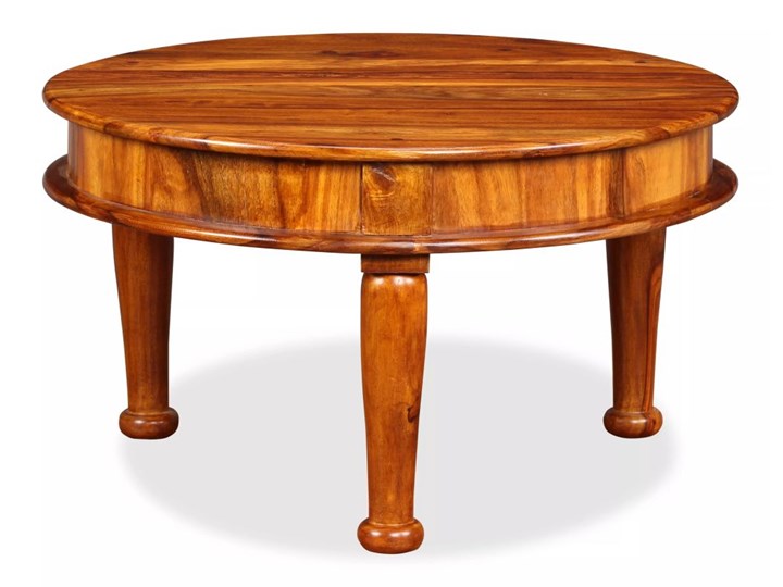 vidaXL Stolik kawowy z litego drewna sheesham, 70x70x40 cm Drewno Długość 70 cm Kategoria Stoliki i ławy Szerokość 70 cm Funkcje Bez dodatkowych funkcji
