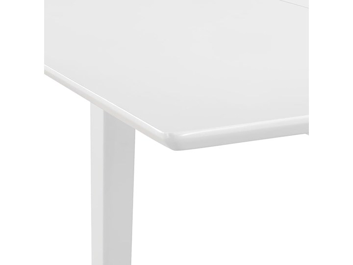 vidaXL Rozsuwany stół jadalniany, biały, (80-120) x 80 x 74 cm, MDF Drewno Płyta MDF Długość(n) 80 cm Długość po rozłożeniu 120 cm
