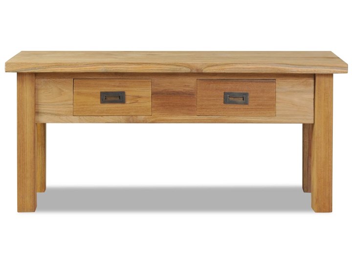 vidaXL Ławka do przedpokoju, lite drewno tekowe, 90 x 30 x 40 cm