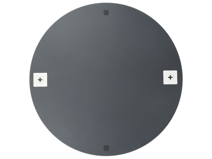 vidaXL Lustro ścienne, 60 cm, okrągłe, szklane Lustro bez ramy Styl Minimalistyczny