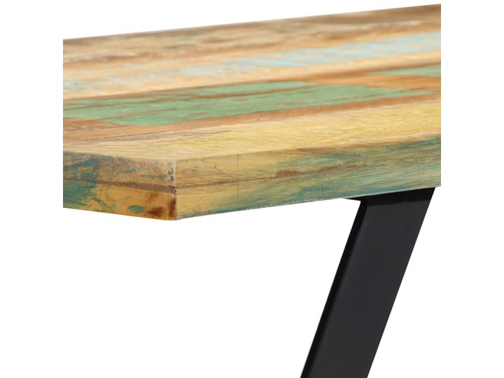 vidaXL Ławka, 110 cm, lite drewno odzyskane