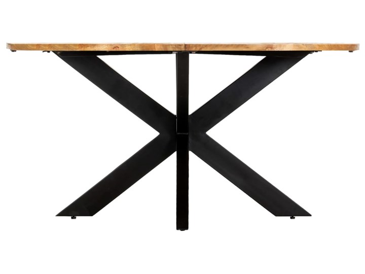 vidaXL Stół jadalniany, okrągły, 150 x 76 cm, lite drewno mango Długość 150 cm Pomieszczenie Stoły do jadalni
