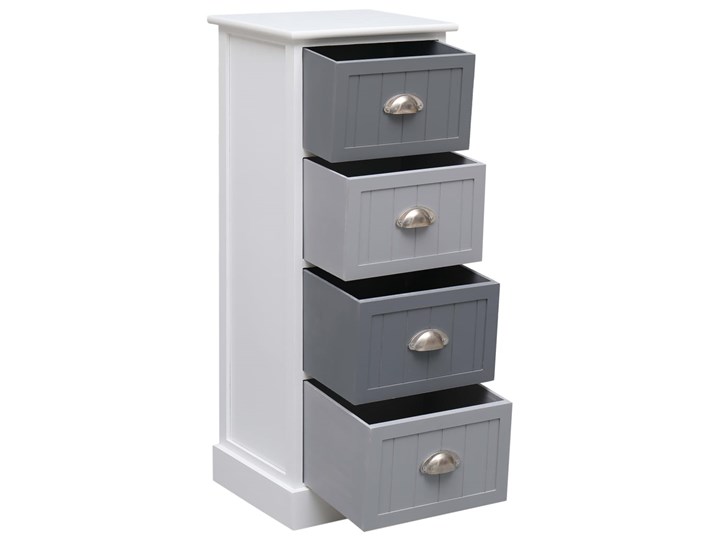vidaXL Komoda, 35 x 30 x 90 cm, drewno paulownia Z szufladami Pomieszczenie Sypialnia Szerokość 35 cm Płyta MDF Głębokość 30 cm Szerokość 105 cm Kategoria Komody