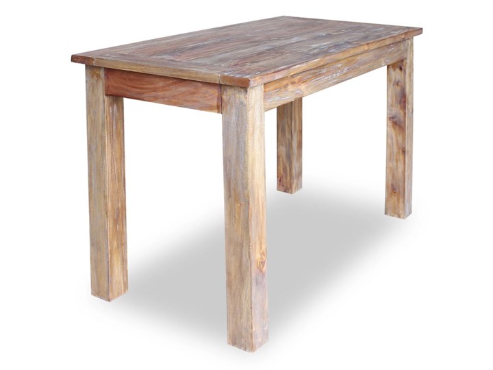 vidaXL Stół do jadalni z litego drewna odzyskanego, 120x60x77 cm Drewno Pomieszczenie Stoły do jadalni