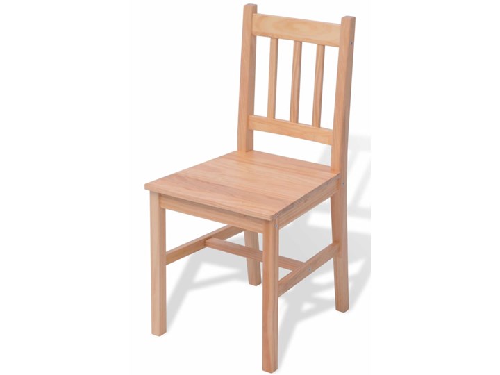 vidaXL Zestaw mebli do jadalni 7 elementów drewno sosnowe Liczba krzeseł 6 krzeseł Pomieszczenie Jadalnia