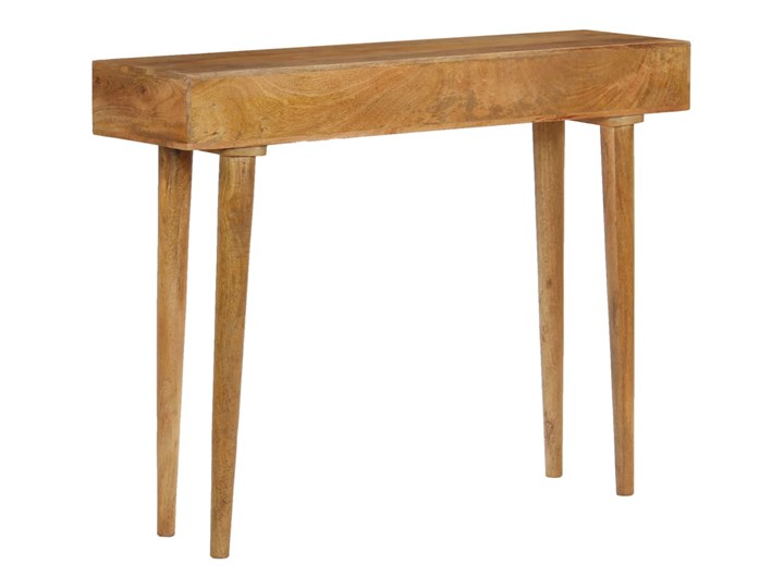 vidaXL Stolik konsola z litego drewna mango, 102 x 30 x 79 cm Szerokość 102 cm Głębokość 30 cm Drewno Z szufladą Styl Vintage Kategoria Konsole