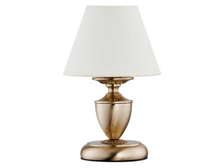 Lampa stołowa SOFIA patyna/biały śr. 18cm