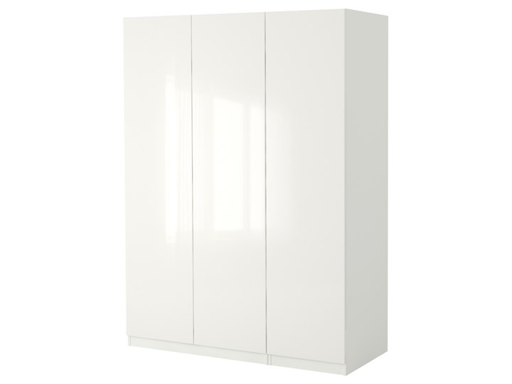 IKEA PAX / FARDAL Szafa, biały/połysk/biel, 150x60x236 cm