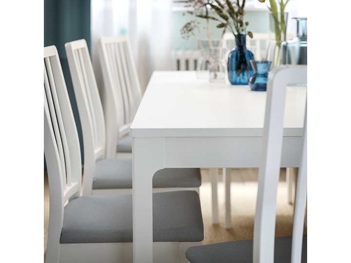 EKEDALEN Stół rozkładany Długość 120 cm Płyta MDF Szerokość 180 cm Szerokość 80 cm Wysokość 75 cm Długość 180 cm Styl Minimalistyczny
