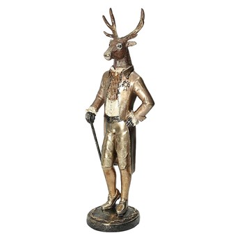 Dekoracja Sir Deer 54cm, 17 x 14 x 54 cm