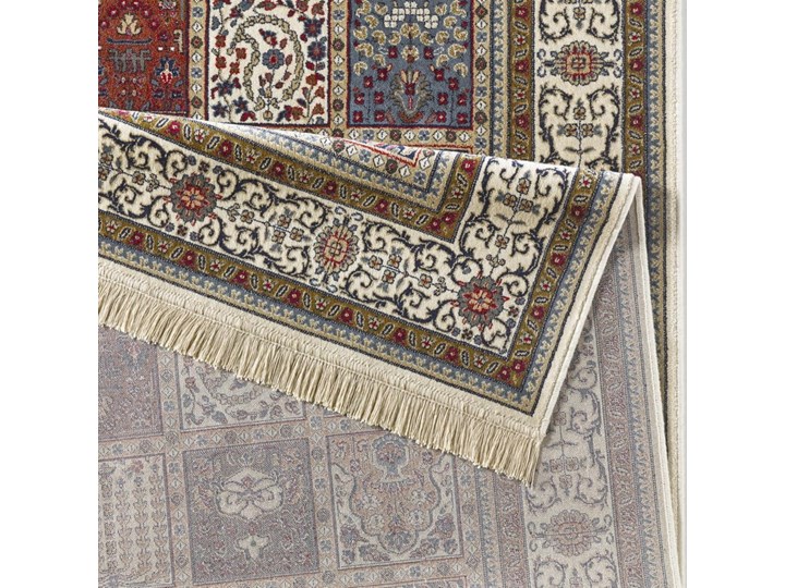 Kremowy dywan z wiskozy Mint Rugs Precious, 160x230 cm Prostokątny Wełna Dywany Wiskoza Wzór Patchworkowy