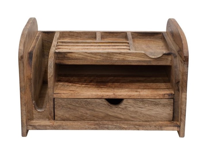 Organizer z drewna MANGO 35x25x22 Styl Klasyczny Drewno Kategoria Szafki i regały
