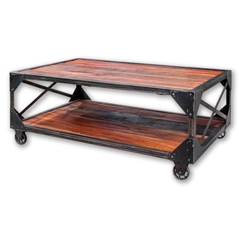Postarzany stolik kawowy 45 x 120 x 70