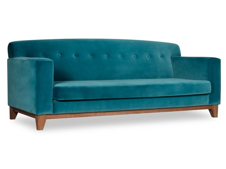 SOFA ROS WELUROWA 3-OSOBOWA OUTLET