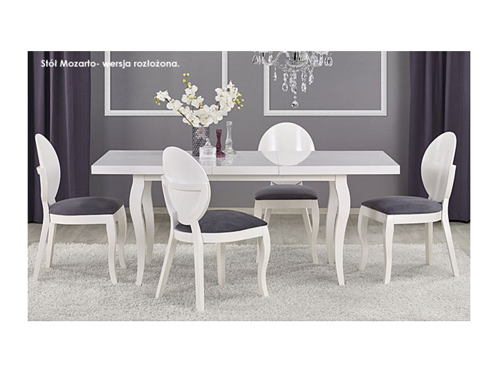 Stół rozkładany Torres XL 160-240 cm - biały Płyta laminowana Płyta MDF Wysokość 75 cm Liczba miejsc Do 12 osób