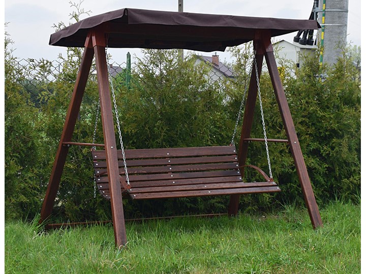 Drewniana huśtawka ogrodowa Magis 4X - 180cm Typ Huśtawka ze stelażem