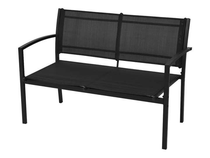 Zestaw mebli ogrodowych Mancer - czarny Stoły z krzesłami Kategoria Zestawy mebli ogrodowych Styl Nowoczesny