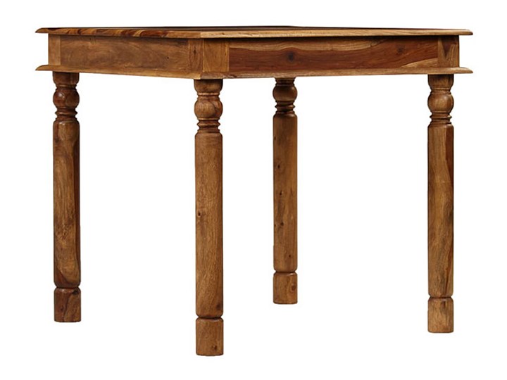 Kolonialny kwadratowy stół Cubus 2S - palisander Wysokość 77 cm Szerokość 80 cm Długość 80 cm Drewno Kategoria Stoły kuchenne