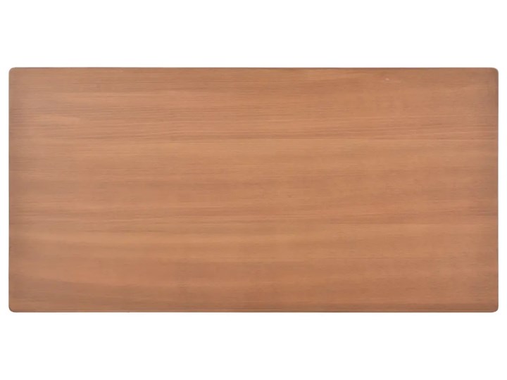 Stół jadalniany w stylu loft ze sklejki Bixor – brązowy Wysokość 73 cm Szerokość 60 cm Płyta MDF Długość 120 cm  Styl Industrialny