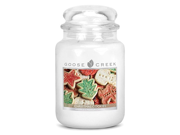 Świeczka zapachowa w szklanym pojemniku Goose Creek Świąteczne ciastka, 150 godz. palenia Kategoria Zapachy do domu