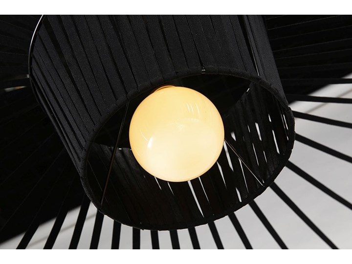 Lampa Capello z wygiętym kloszem insp. Vertigo Lampa druciana Metal Tworzywo sztuczne Stal Lampa z kloszem Styl Industrialny