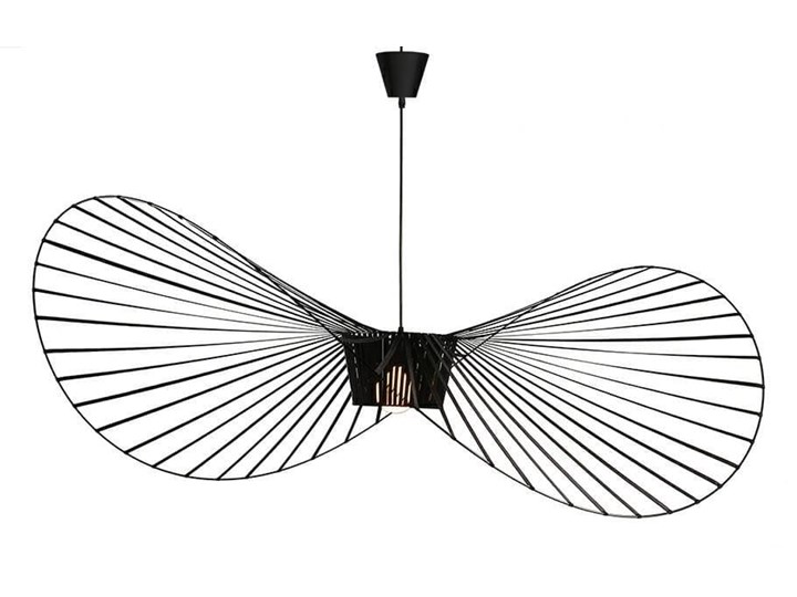 Lampa Capello z wygiętym kloszem insp. Vertigo Metal Lampa druciana Lampa z kloszem Tworzywo sztuczne Stal Styl Nowoczesny