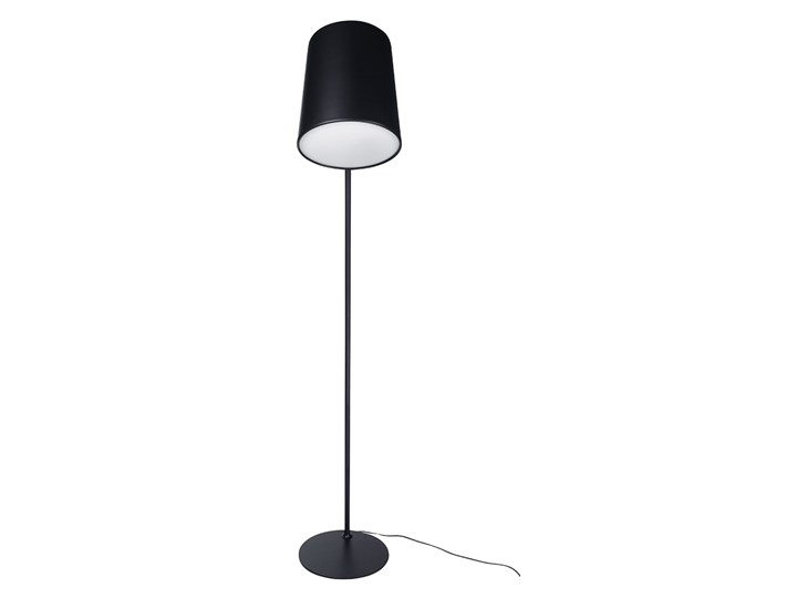 Lampa podłogowa FLAMING czarna Lampa do czytania Metal Lampa z kloszem Styl Nowoczesny