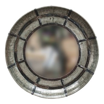 Lustro metalowe okrągłe 82 x 9 x 82