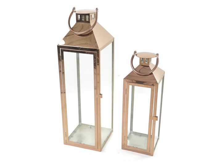 KOMPLET LATARNI METALOWYCH LAMPA SHABBY 3SZT