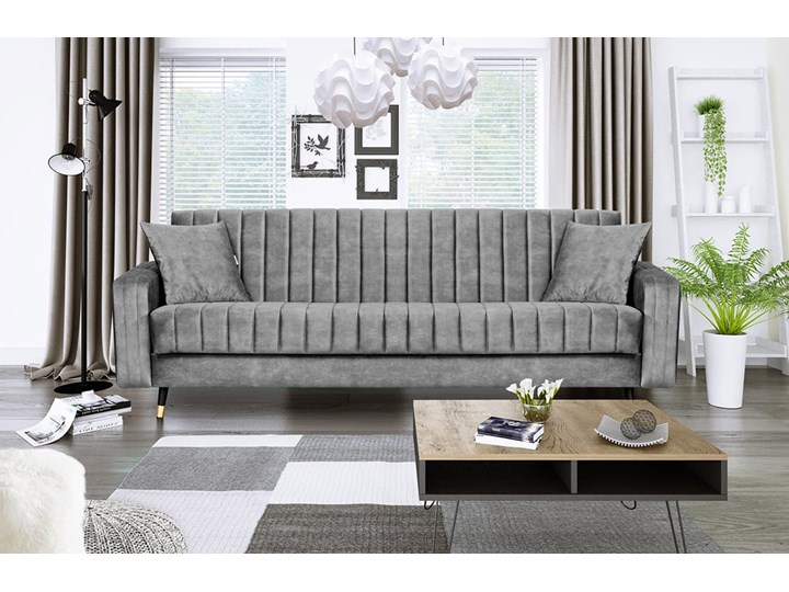 Sofa DIAMOND z funkcją spania Stała konstrukcja Typ Gładkie