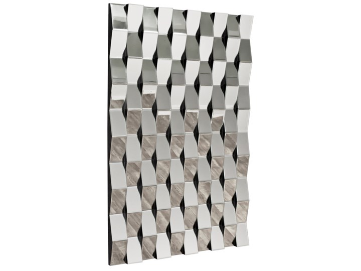 Lustrzana geometryczna dekoracja ATM019 Pomieszczenie Sypialnia Lustro bez ramy Ścienne Nieregularne Kolor Srebrny