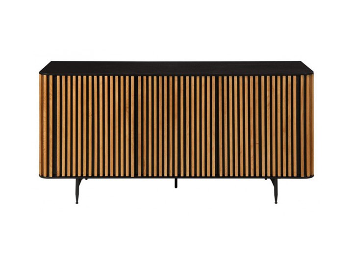 Komoda Linea Płyta MDF Drewno Wysokość 76 cm Szerokość 159 cm Z szafkami Głębokość 45 cm Pomieszczenie Sypialnia