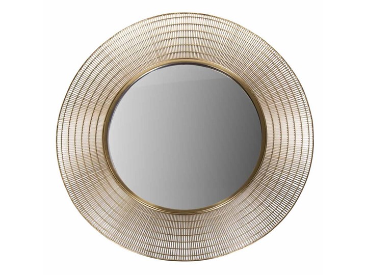 Lustro Miroir Gold 96cm 96 x 7 cm złoty metal Okrągłe Okrągłe