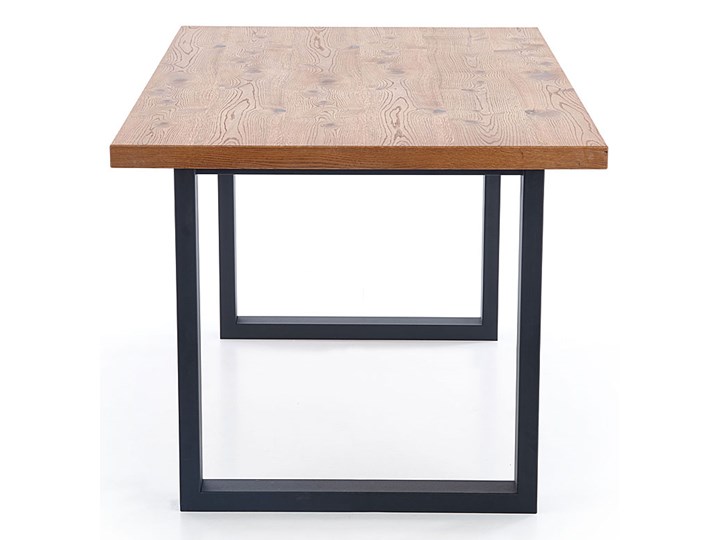 Duży rozkładany stół industrialny Marco 2X Długość 90 cm Drewno Rozkładanie Rozkładane Wysokość 76 cm Szerokość 90 cm Styl Minimalistyczny