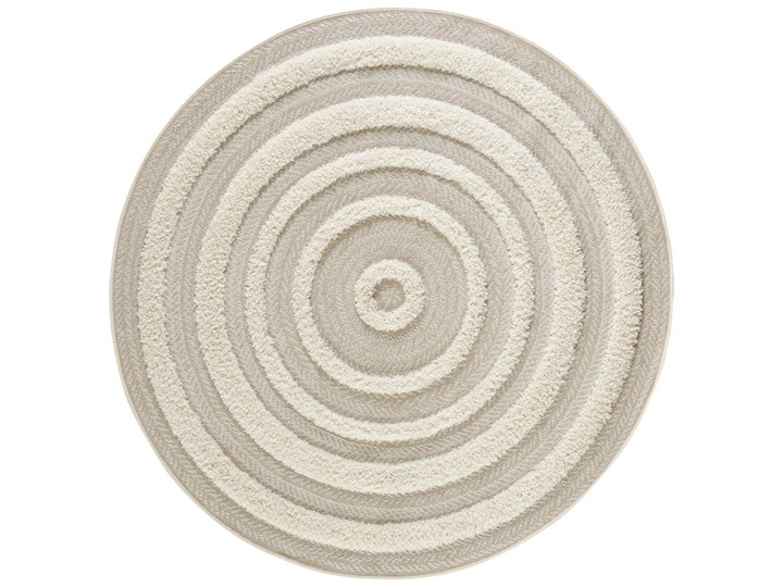 Kremowy dywan Mint Rugs Handira Circle, ⌀ 160 cm Okrągły Dywany Syntetyk Kategoria Dywany