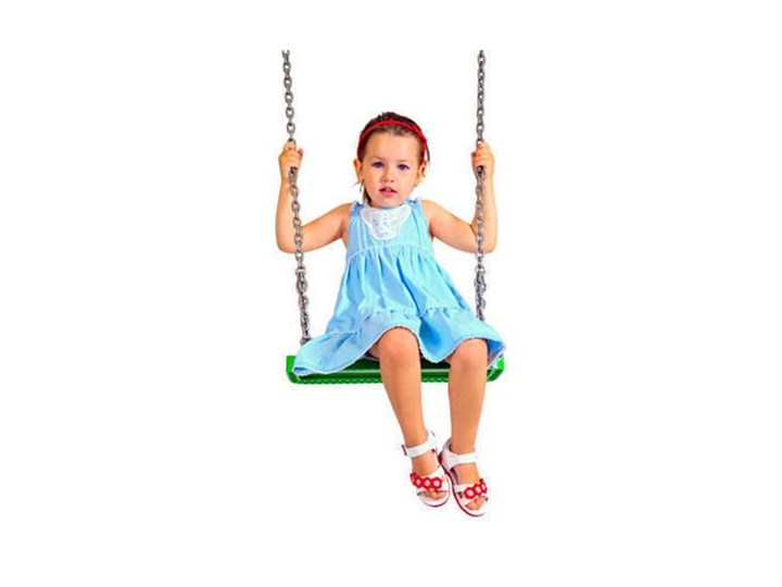 Huśtawka LUX + komplet łańcuchów ze stali nierdzewnej 6mm - 1,8 m