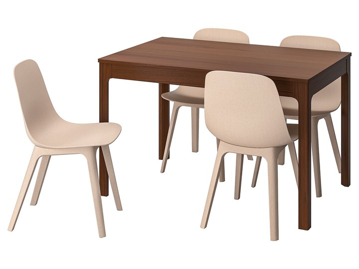 EKEDALEN / ODGER Stół i 4 krzesła Pomieszczenie Jadalnia