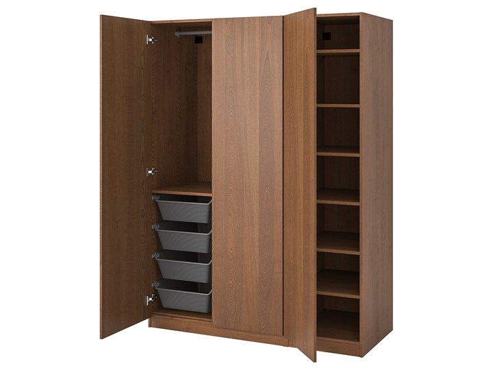 PAX Szafa Głębokość 60 cm Wysokość 201,2 cm Szerokość 150 cm Typ Modułowa Kolor Brązowy