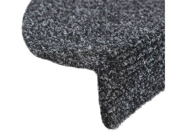 vidaXL Samoprzylepne nakładki na schody, 15 szt., 56x17x3 cm, szare Nieregularny Kategoria Dywany Wzór Jednobarwny