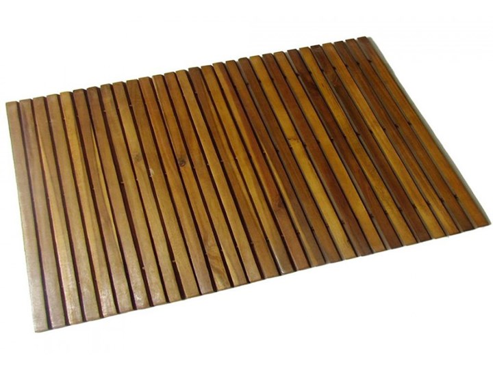 Mata prysznicowa z drewna akacjowego 80 x 50 cm kod: V-41586