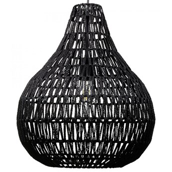 Lampa wisząca papierowa plecionka czarna MOLOPO kod: 4260624119250