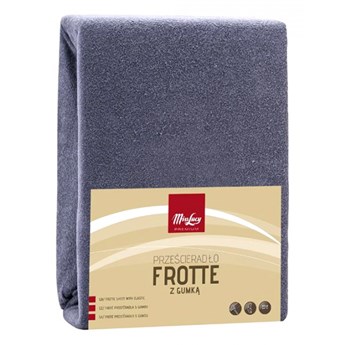 PRZEŚCIERADŁO FROTTE Z GUMKĄ 160X200CM GRAFIT kod: 80A-PRZ-F160GRA