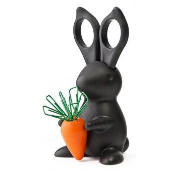 Przybornik biurowy królik Bunny czarny 10115-BK kod: QL10115-BK