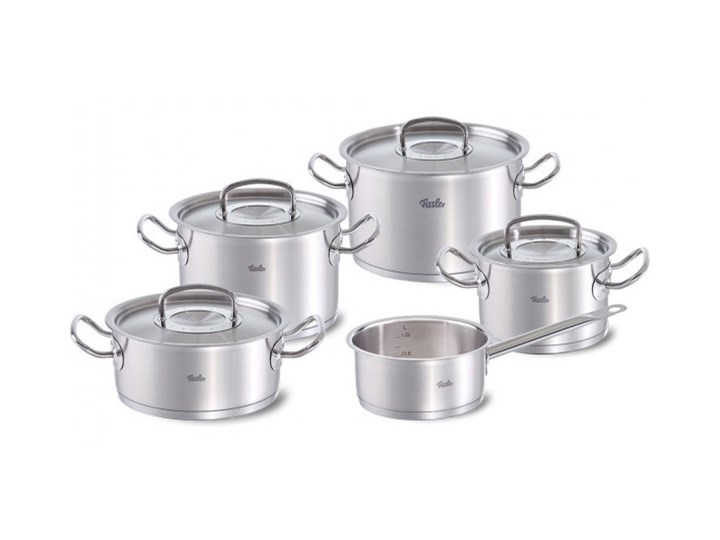 Zestaw garnków 5szt. Fissler Original Profi srebrny kod: 84 123 25