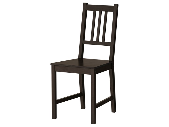IKEA GAMLARED / STEFAN Stół i 2 krzesła, bejca jasna patyna/brązowoczarny, 85 cm Kolor Brązowy