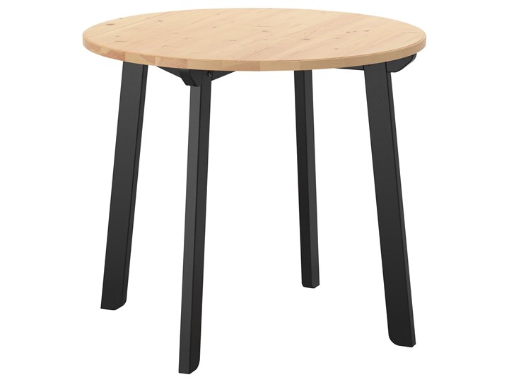 IKEA GAMLARED / STEFAN Stół i 2 krzesła, bejca jasna patyna/brązowoczarny, 85 cm Kolor Brązowy Kategoria Stoły z krzesłami